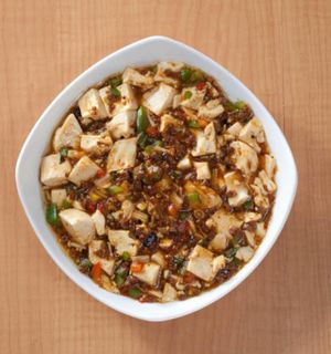 麻婆豆腐 at Happy Veggies - Wanchai in Hong Kong Island