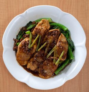 家鄉煎釀豆腐 at Happy Veggies - Wanchai in Hong Kong Island