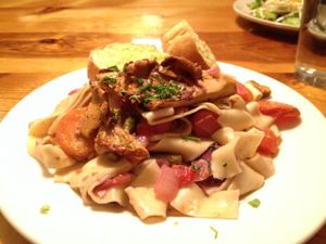 Special Pasta at Sage's Cafe in Salt Lake City