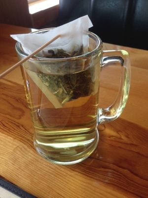 Lovely fresh tea at Sage's Cafe in Salt Lake City