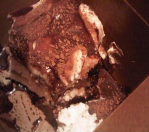 Tiramisu to go at Sage's Cafe in Salt Lake City