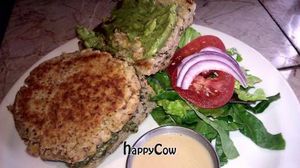 Guacamole Nut Burger at Sage's Cafe in Salt Lake City