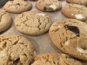 Triple Chocolate Chip Cookies at Giulia's Goodies in Surbiton