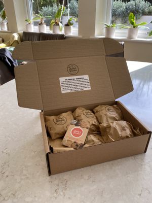 Cookie order delivery at Giulia's Goodies in Surbiton