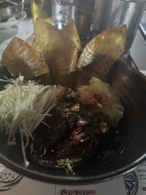 Vegan poke bowl   at Cocktail Kitchen in Bridgetown