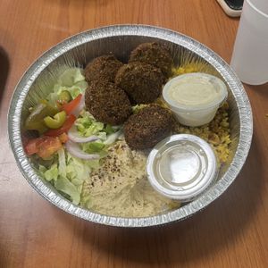 Falafel Platterr  at My Pita Wrap Mediterranean Grill in Flagstaff