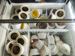 Ice cream at Sin Sin Fresh Fruit Juice - Yishun in North Singapore