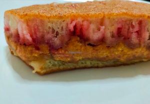 Strawberry pancake at Joybean by Jollibean in North Singapore