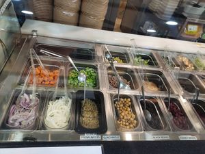 Choose your own ingredients at Take-Out Salad - Yishun in North Singapore