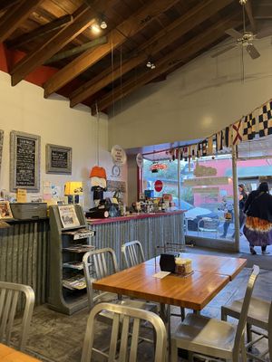 Entrance & order area  at Engfer Pizza Works in Santa Cruz