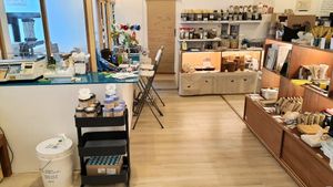 interior of location at Almang Market in Seoul