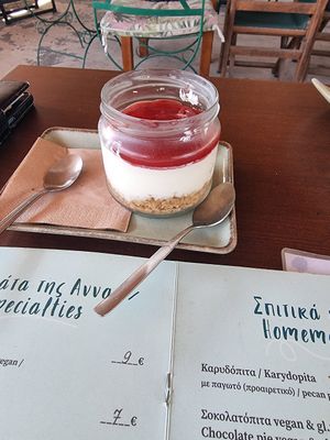 Special  gf vg cheesecake. at Stis Annas - Στης Αννας in Leros