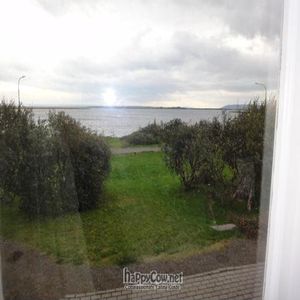 View of lake from our table at Lindin in Laugarvatn