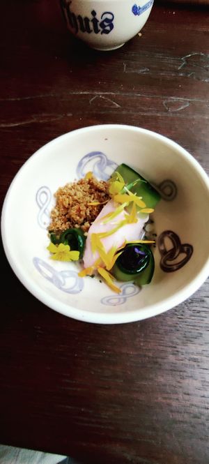 Dessert at Savage in Brussels