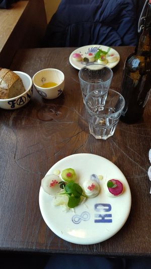 Also delicious sourdough bread at Savage in Brussels