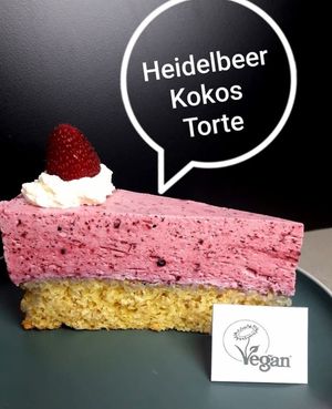 Heidelbeer Kokos Torte at Florian Cafe - Konditorei in Krieglach