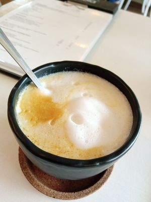 chai latte with almond milk at Karlottas Kaffee & Lieblingskram in Bad Honnef