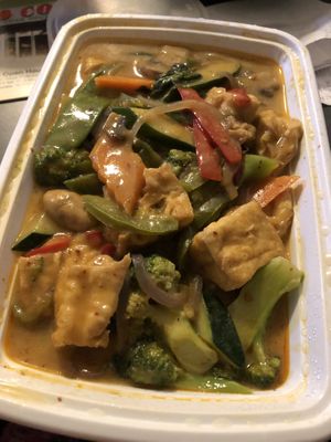 C4 masaman curry  at CoCo Lin Vegetarian House in Ridgewood