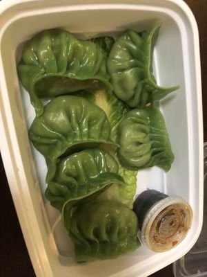 A12 vegetarian dumplings  at CoCo Lin Vegetarian House in Ridgewood
