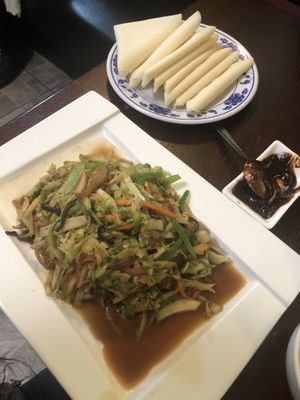 V8 moo shu delight   at CoCo Lin Vegetarian House in Ridgewood