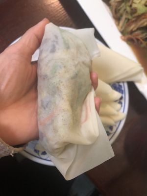 V8 moo shu delight   at CoCo Lin Vegetarian House in Ridgewood