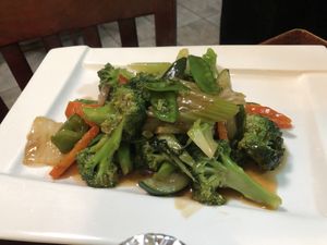 V3 sautéed mix vegetables   at CoCo Lin Vegetarian House in Ridgewood