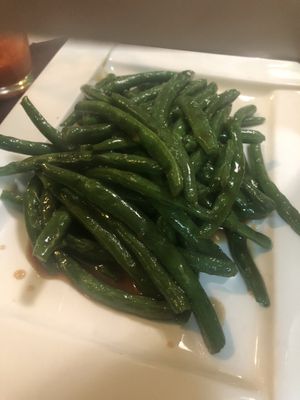 V1 sautéed string beans   at CoCo Lin Vegetarian House in Ridgewood