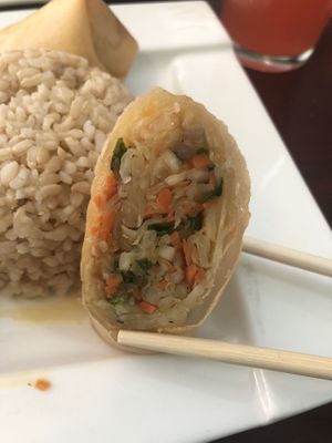 Spring roll   at CoCo Lin Vegetarian House in Ridgewood