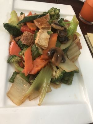 M23 roasted duck with mixed vegetable   at CoCo Lin Vegetarian House in Ridgewood