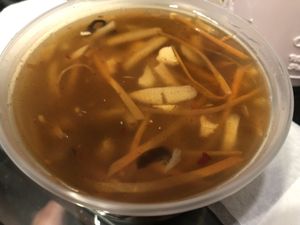 Hot and sour soup   at CoCo Lin Vegetarian House in Ridgewood
