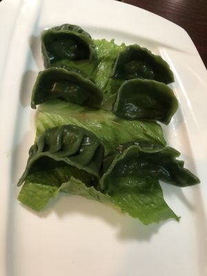 A12 vegetable dumplings   at CoCo Lin Vegetarian House in Ridgewood