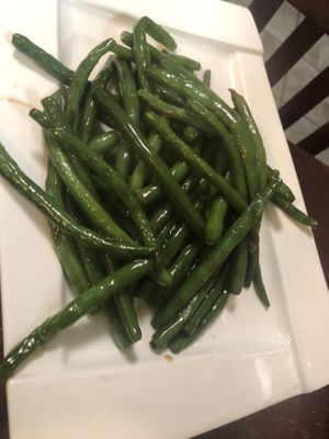 V1 sautéed string bean  #Veganuary at CoCo Lin Vegetarian House in Ridgewood