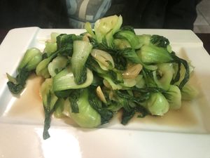 V4 stir fry Shanghai bok choy #Veganuary at CoCo Lin Vegetarian House in Ridgewood