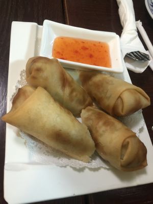 Spring roll  at CoCo Lin Vegetarian House in Ridgewood