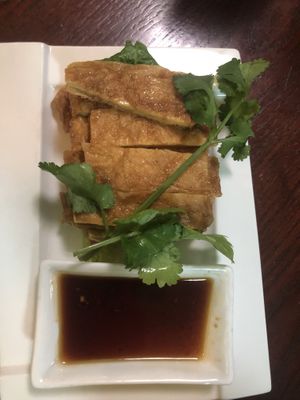 A10 veg toast duck   at CoCo Lin Vegetarian House in Ridgewood