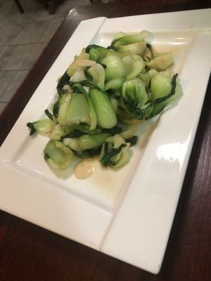 V4 stir fry Shanghai bok choy   at CoCo Lin Vegetarian House in Ridgewood