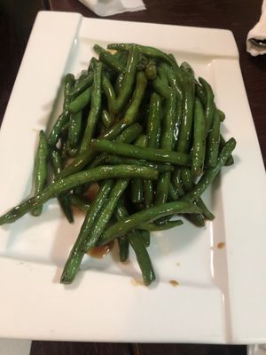 V1 sautéed string bean   at CoCo Lin Vegetarian House in Ridgewood