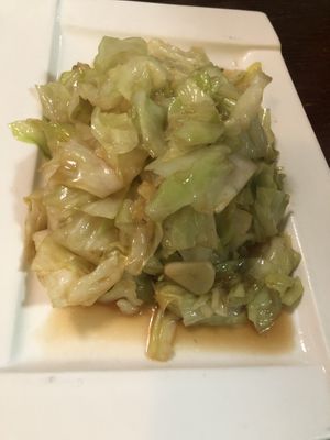 炒高麗菜 sautéed cabbage   at CoCo Lin Vegetarian House in Ridgewood