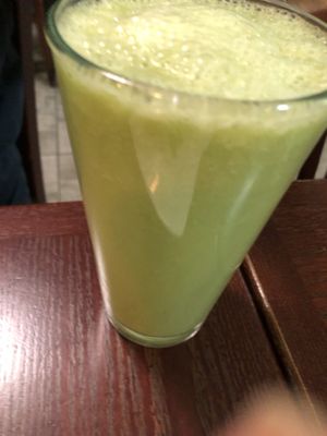 Avocado cucumber celery juice   at CoCo Lin Vegetarian House in Ridgewood