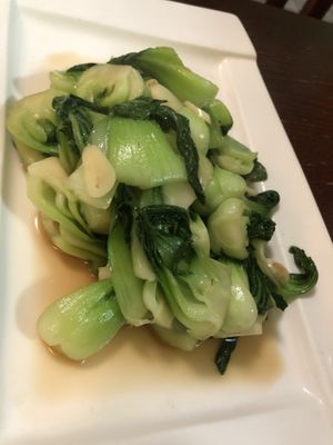 V4 stir fry Shanghai bokchoy   at CoCo Lin Vegetarian House in Ridgewood
