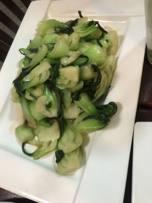 V4 stir fry Shanghai bokchoy   at CoCo Lin Vegetarian House in Ridgewood