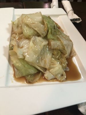 Sautéed cabbage   at CoCo Lin Vegetarian House in Ridgewood
