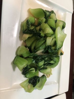 V4 stir fry Shanghai bokchoy   at CoCo Lin Vegetarian House in Ridgewood