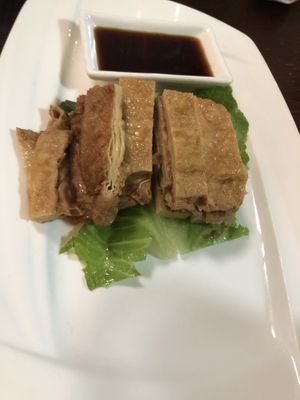 V10 veg toast duck   at CoCo Lin Vegetarian House in Ridgewood