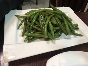 V1 sautéed string bean   at CoCo Lin Vegetarian House in Ridgewood