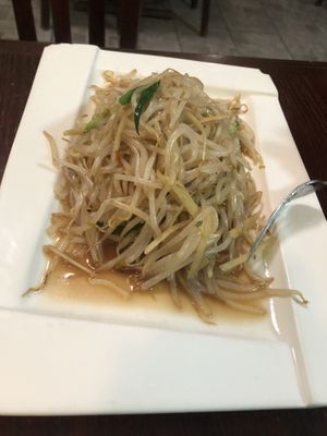 V5 bean sprouts   at CoCo Lin Vegetarian House in Ridgewood