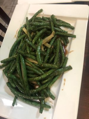 V1 sautéed string bean   at CoCo Lin Vegetarian House in Ridgewood