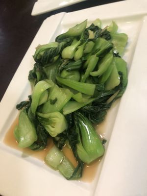 V4 stir fry Shanghai bokchoy   at CoCo Lin Vegetarian House in Ridgewood