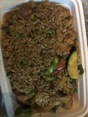 F7 pineapple fried rice with vegetables   at CoCo Lin Vegetarian House in Ridgewood