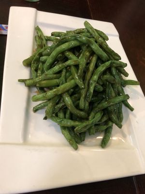 V1 sautéed string bean   at CoCo Lin Vegetarian House in Ridgewood